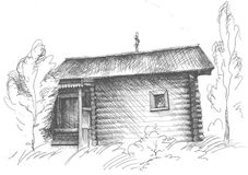 Часовня Иоанна Крестителя с культовой рощей, 1865 г.